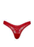 Трусики Стрінги Мереживні Victoria's Secret The Lacie Lace Ultra-Mini Scoop Thong Panty_3