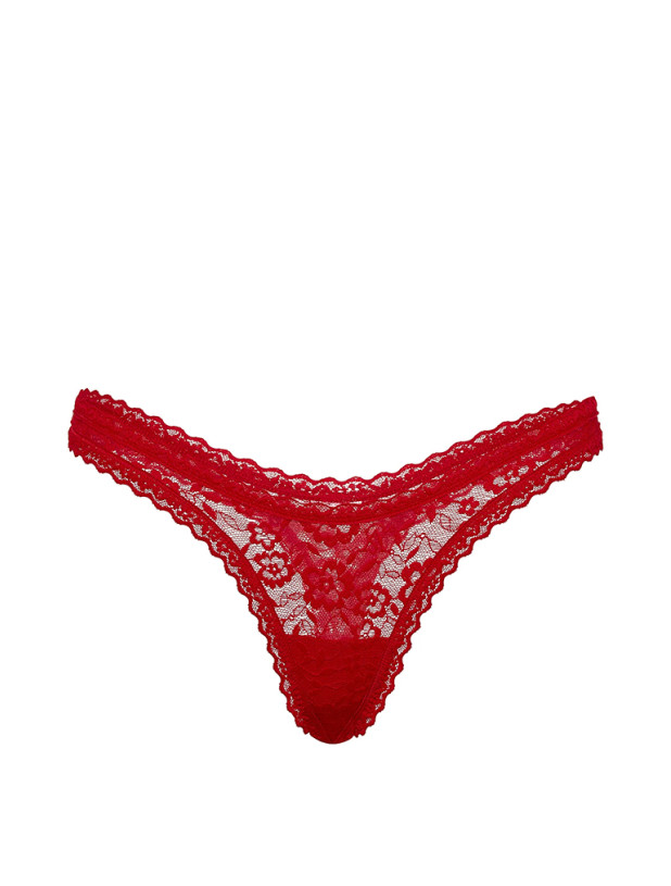 Трусики Стрінги Мереживні Victoria's Secret The Lacie Lace Ultra-Mini Scoop Thong Panty_3