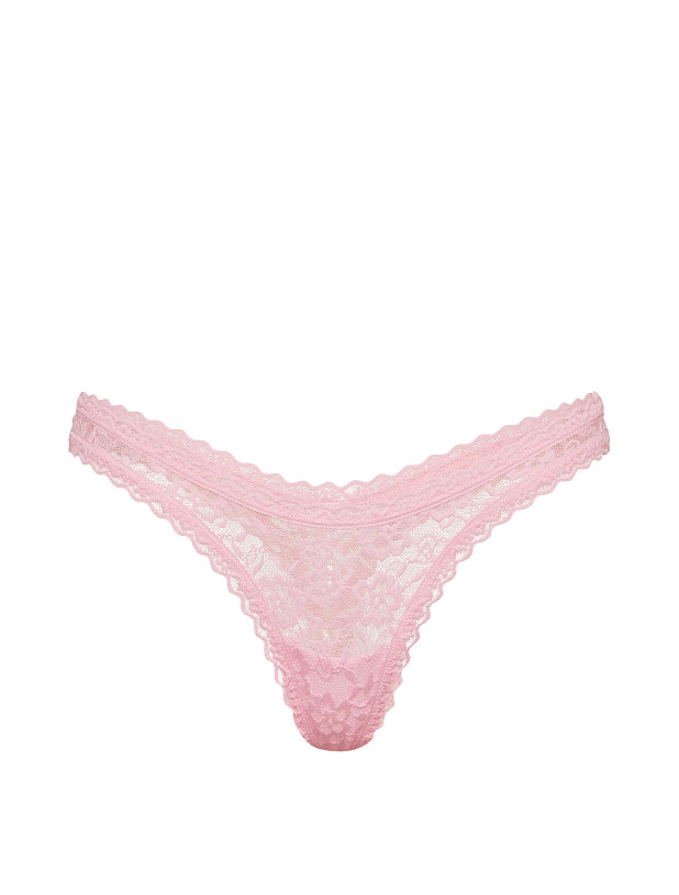 Трусики Стрінги Мереживні Victoria's Secret The Lacie Lace Ultra-Mini Scoop Thong Panty_3