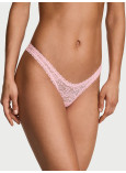 Трусики Стрінги Мереживні Victoria's Secret The Lacie Lace Ultra-Mini Scoop Thong Panty_1