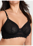 Комплект Білизни з Мереживом Victoria's Secret Sexy Tee Sheer Heritage Unlined Demi Bra Top & Lacie Sheer Heritage Thong Panty_8