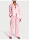 Піжама Victoria's Secret Signature Satin Shine Long Pajama Set_3