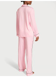 Піжама Victoria's Secret Signature Satin Shine Long Pajama Set_2