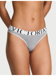 Трусики Стринги Victoria's Secret Logo Cotton Thong Panty_2