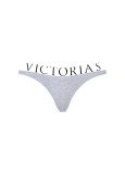 Трусики Стринги Victoria's Secret Logo Cotton Thong Panty_4