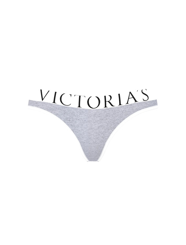 Трусики Стринги Victoria's Secret Logo Cotton Thong Panty_4