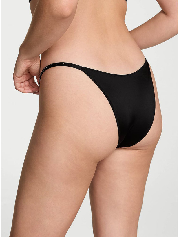 Трусики зі Стразами Бразиліани Victoria's Secret Very Sexy Sparkle Crystal Shine Strappy Brazilian Panty_3