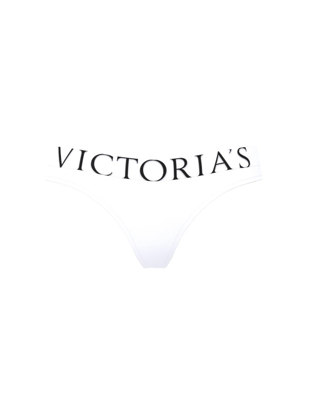 Трусики Стринги Victoria's Secret Logo Cotton Thong Panty_3