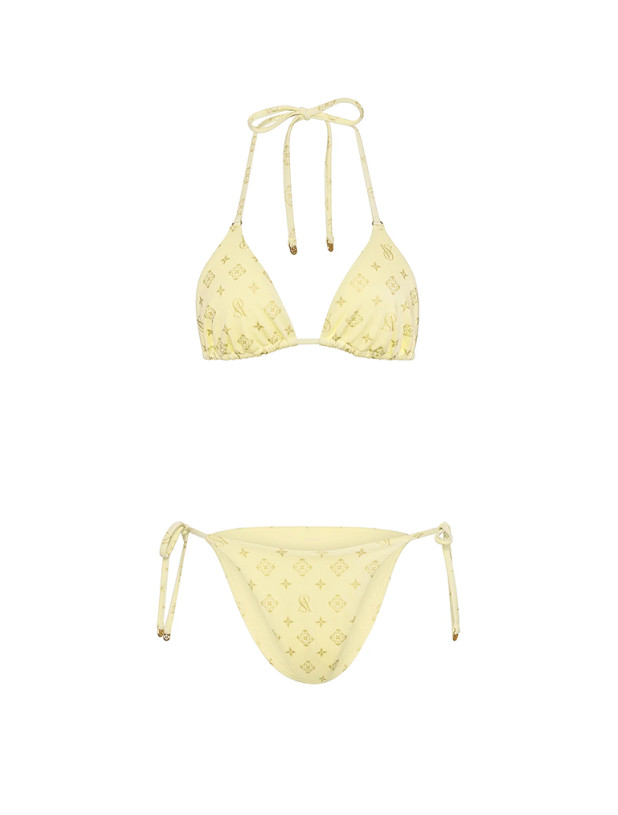 Купальник Бикини Треугольник Victoria's Secret The BagKINI Triangle Bikini Top &  Cheeky String Bikini Bottom_4