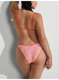 Купальник Бикини Треугольник Victoria's Secret Logo Tie-Front Triangle Bikini Top & Brazilian Bikini Bottom_4