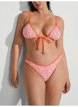 Купальник Бикини Треугольник Victoria's Secret Logo Tie-Front Triangle Bikini Top & Brazilian Bikini Bottom_3