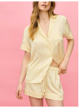 Пижама с Шортами Victoria's Secret Signature Satin Short Pajama Set_1