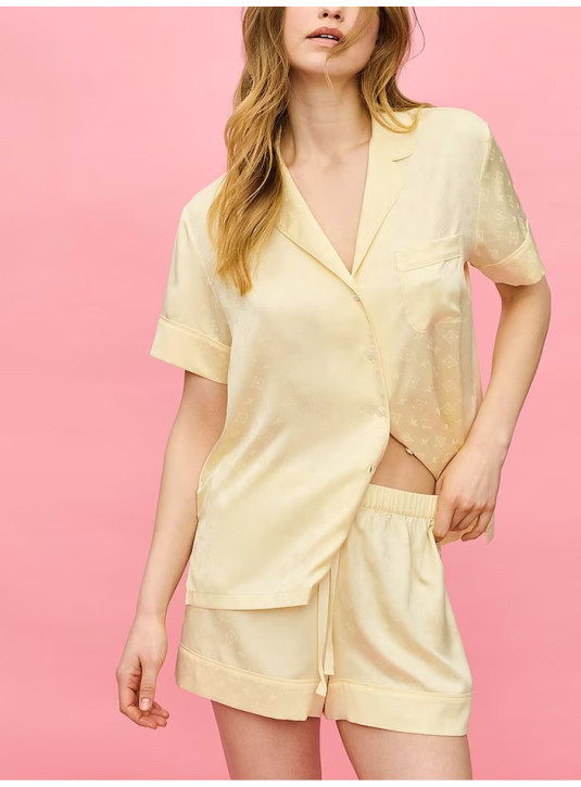 Пижама с Шортами Victoria's Secret Signature Satin Short Pajama Set
