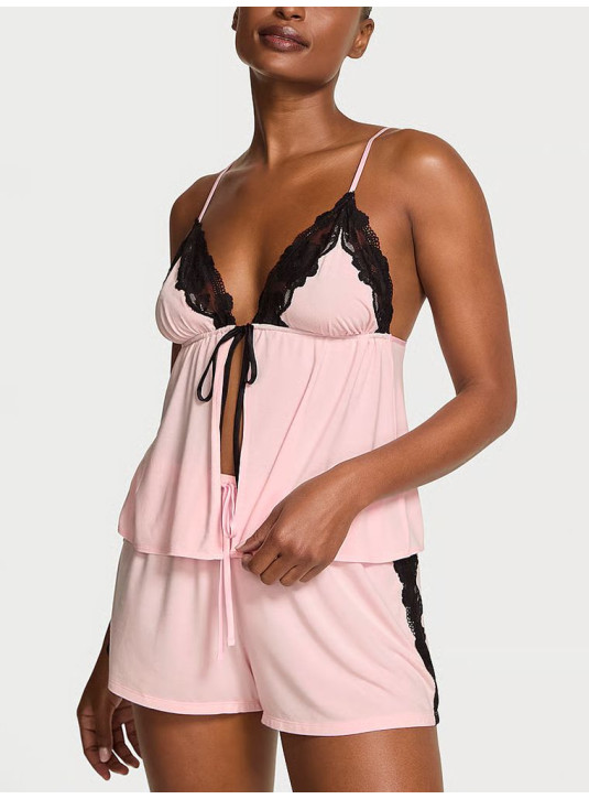 Пижама из Модала Victoria's Secret  SoSoft Modal Lace-Trim Flyaway Cami Set