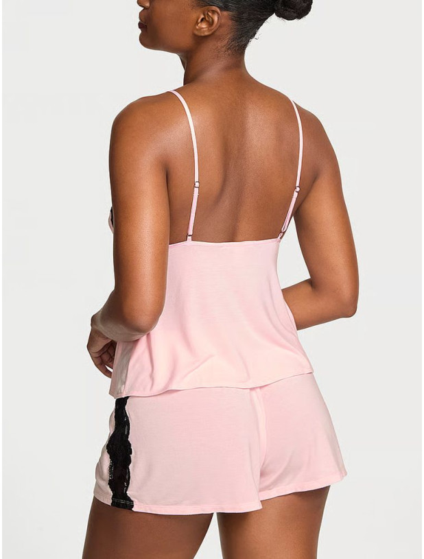 Пижама из Модала Victoria's Secret  SoSoft Modal Lace-Trim Flyaway Cami Set_2