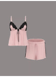 Пижама из Модала Victoria's Secret  SoSoft Modal Lace-Trim Flyaway Cami Set_3