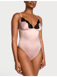 Боди Victoria's Secret Dream Angels Satin Lace-Trim Bodysuit_2