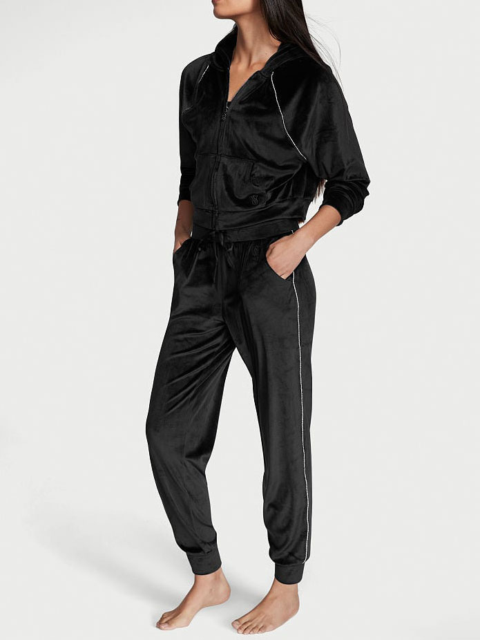 Велюровий Спортивний Костюм Victoria's Secret Velour Full-Zip Hoodie & Jogger